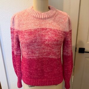Banana Republic merino wool pink sweater